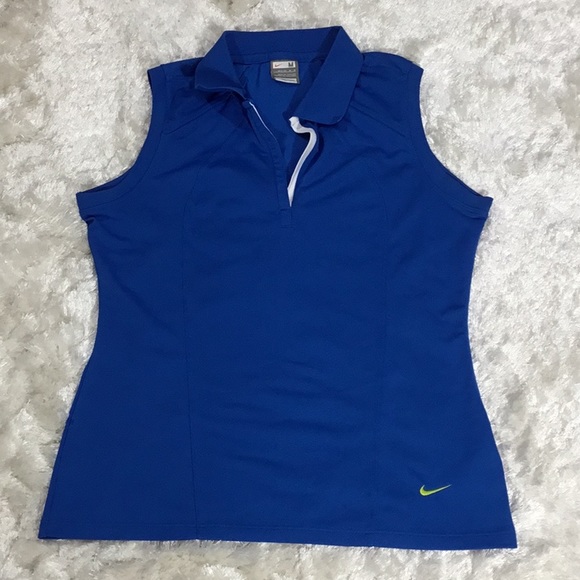 Nike Tops - Nike Golf Dri fit Blue performance Athletic Tank M